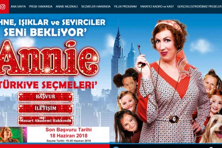 Annie Türkiye Web Sitesi Yayında