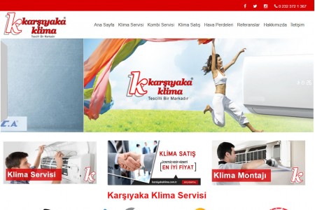 Karşıyaka Klima Servisi Web Sitesi Yayında